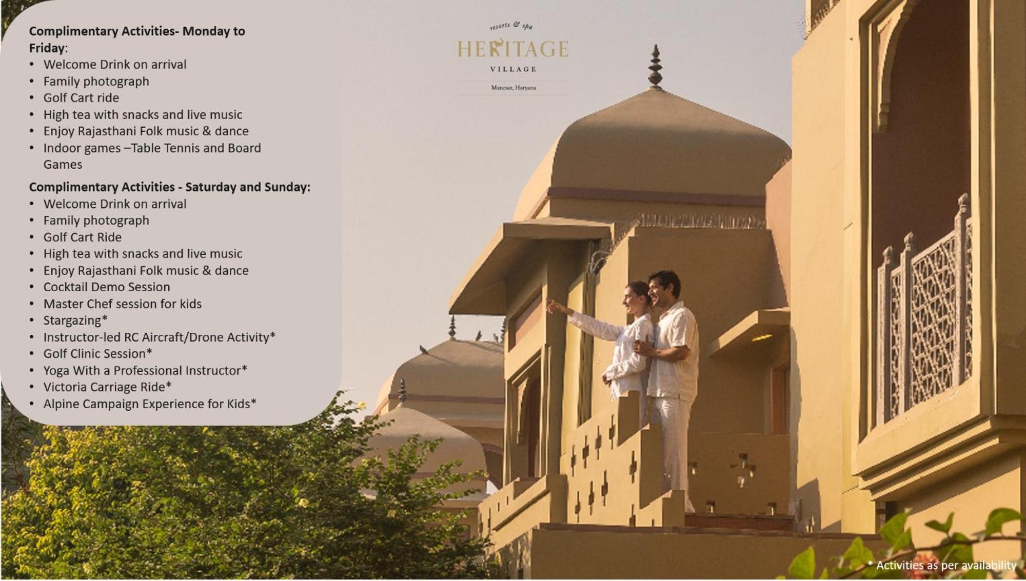Heritage Village Resort & Spa Manesar-Gurgaon Bagian luar foto